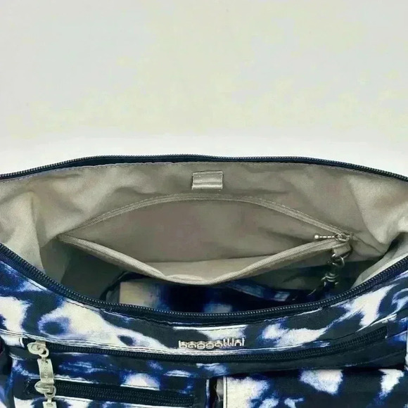 Baggallini Modern Everywhere Crossbody Bag | Navy Ink Tie Dye - Picture 10 of 11